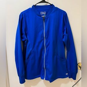 Edge by IRG : Women's front zip scrub jacket